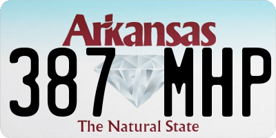 AR license plate 387MHP