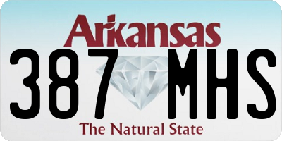 AR license plate 387MHS