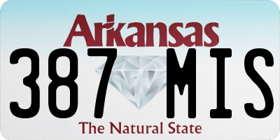 AR license plate 387MIS