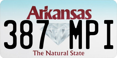 AR license plate 387MPI