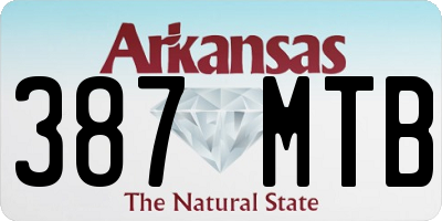 AR license plate 387MTB