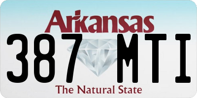 AR license plate 387MTI