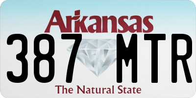 AR license plate 387MTR