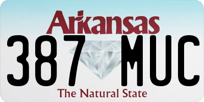 AR license plate 387MUC