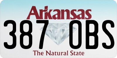 AR license plate 387OBS