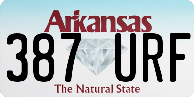 AR license plate 387URF