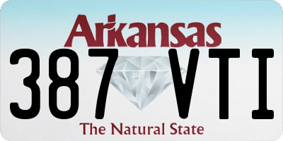 AR license plate 387VTI