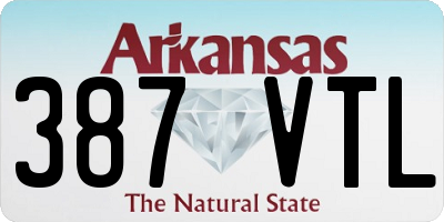 AR license plate 387VTL