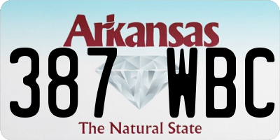 AR license plate 387WBC