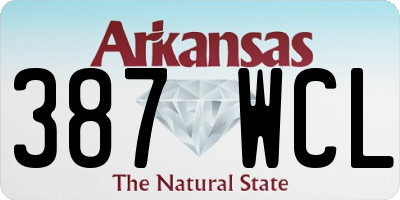 AR license plate 387WCL