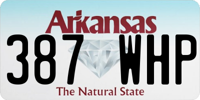 AR license plate 387WHP