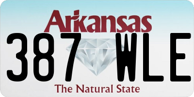 AR license plate 387WLE