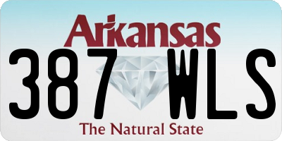 AR license plate 387WLS