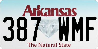 AR license plate 387WMF