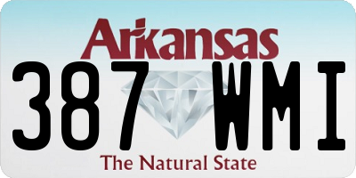 AR license plate 387WMI