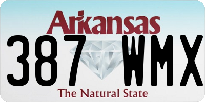AR license plate 387WMX