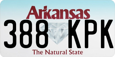 AR license plate 388KPK