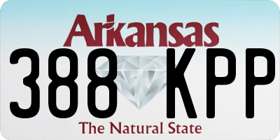 AR license plate 388KPP