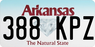 AR license plate 388KPZ