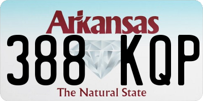 AR license plate 388KQP