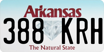 AR license plate 388KRH