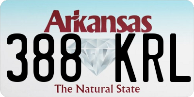AR license plate 388KRL