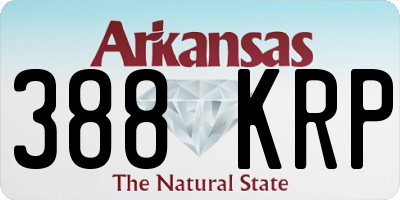 AR license plate 388KRP