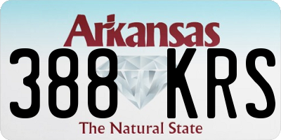 AR license plate 388KRS