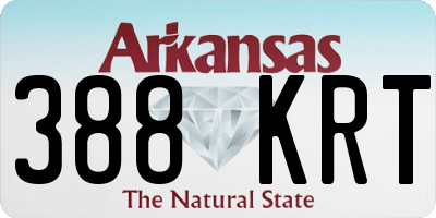 AR license plate 388KRT