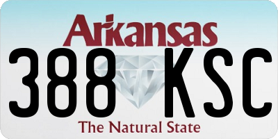 AR license plate 388KSC