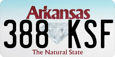 AR license plate 388KSF