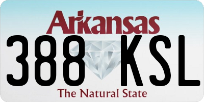 AR license plate 388KSL