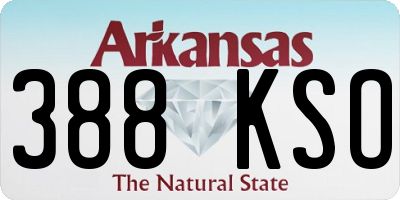 AR license plate 388KSO
