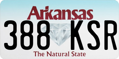 AR license plate 388KSR