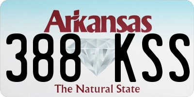 AR license plate 388KSS