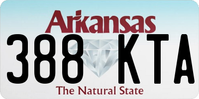 AR license plate 388KTA