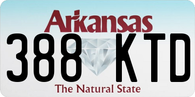 AR license plate 388KTD