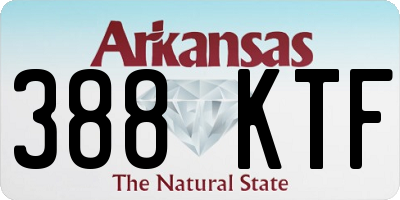 AR license plate 388KTF