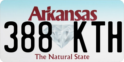AR license plate 388KTH