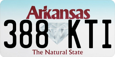 AR license plate 388KTI