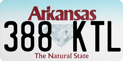 AR license plate 388KTL
