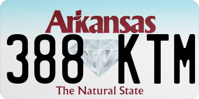 AR license plate 388KTM