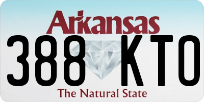 AR license plate 388KTO