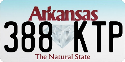 AR license plate 388KTP