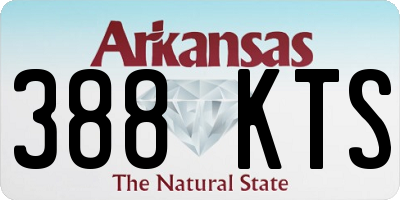 AR license plate 388KTS