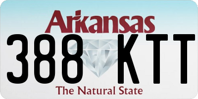 AR license plate 388KTT