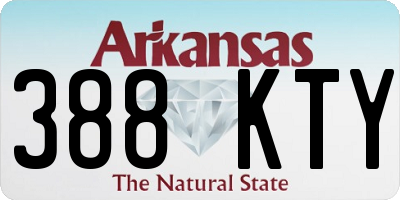 AR license plate 388KTY
