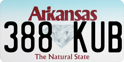 AR license plate 388KUB