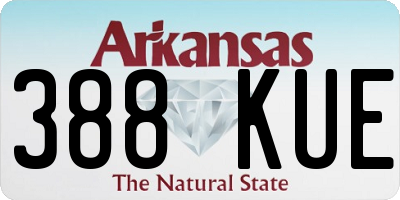 AR license plate 388KUE