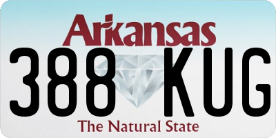 AR license plate 388KUG